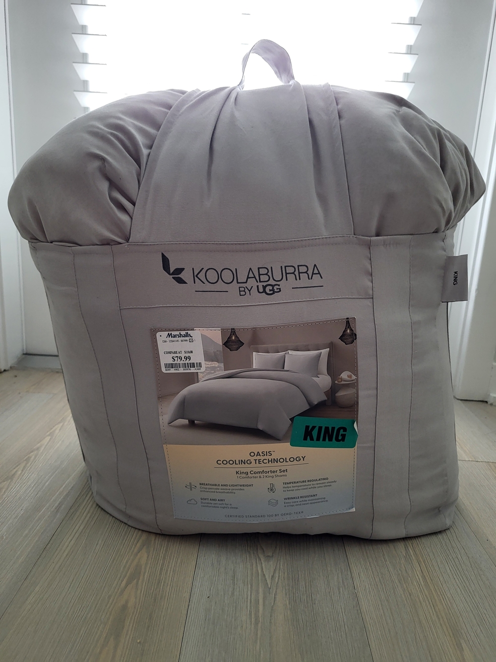 Ugg Koolaburra Grey/ Silver King Comforter Set